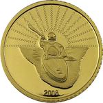 Gold Medal 2006 Kayak: Photo Coin, Afghanistan, Gold Medal 2006 Kayak / thumbnail