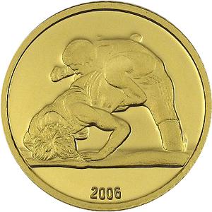 Afghanistan / Gold Medal 2006 Wrestling - reverse photo