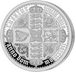 Silver Kilo 2021 Gothic Crown: Photo Coin, Alderney, Silver Kilo 2021 Gothic Crown / thumbnail