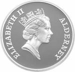 Five Pounds 2000 Millennium: Photo Coin, Alderney, Five Pounds 2000 Millennium / thumbnail