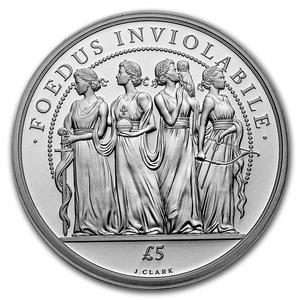 Alderney / Silver Two Ounces 2022 Four Graces - obverse photo