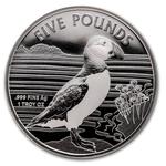 Silver Ounce 2019 Puffin: Photo Coin, Alderney, Silver Ounce 2019 Puffin / thumbnail