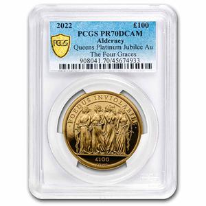 Alderney / Gold Ounce 2022 Four Graces - reverse photo