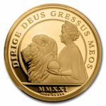 Alderney / Gold Ounce 2021 Una and the Lion - obverse photo