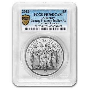 Alderney / Silver Two Ounces 2022 Four Graces - reverse photo