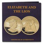 Gold Ounce 2021 Una and the Lion: Photo Coin, Alderney, Gold Ounce 2021 Una and the Lion / thumbnail