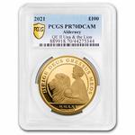 Alderney / Gold Ounce 2021 Una and the Lion - reverse photo