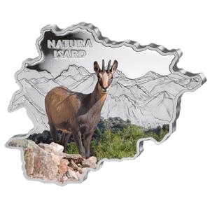 Andorra / Silver Ounce 2013 Andorra Wildlife - Chamois - reverse photo