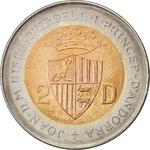 Two Diners 1984 Goat: Photo Coin, Andorra, Two Diners 1984 / thumbnail