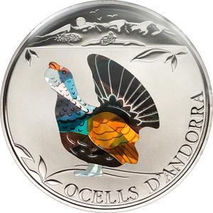 Andorra / One Diner 2012 Capercaillie - reverse photo