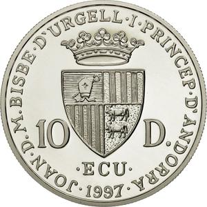 Andorra / Ten Diners 1997 Bach - reverse photo