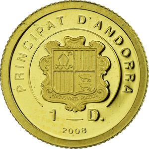 Andorra / One Diner 2008 Basilica - reverse photo