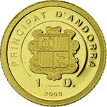 One Diner 2008 Basilica: Photo Coin, Andorra, One Diner 2008 Basilica / thumbnail