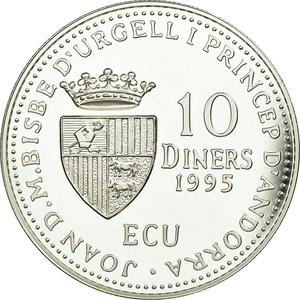 Andorra / Ten Diners 1995 - reverse photo