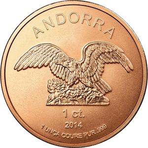 Andorra / One Centimo 2014 - reverse photo