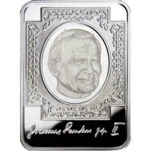 Andorra / Silver Ounce 2010 John Paul II - reverse photo