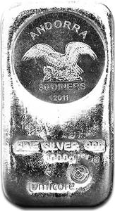 Andorra / Silver Kilo Bar 2011 Umicore - reverse photo