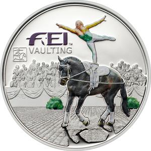 Andorra / Five Diners 2013 FEI - Vaulting - reverse photo
