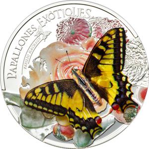 Andorra / Five Diners Silver 2013 Butterflies in 3D - reverse photo