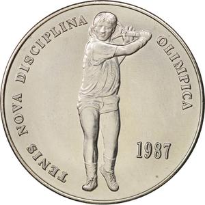Andorra / Two Diners 1987 Tennis - obverse photo