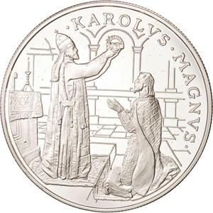 Andorra / Ten Diners 1996 Charlemagne - obverse photo