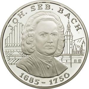 Andorra / Ten Diners 1997 Bach - obverse photo