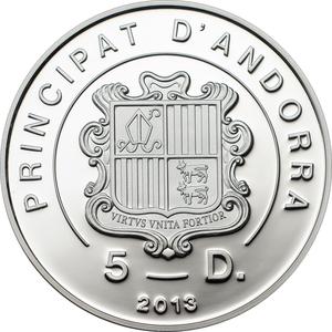 Andorra / Five Diners 2013 FEI - Reining - obverse photo