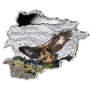 Andorra / Silver Ounce 2013 Andorra Wildlife - Golden Eagle - reverse photo