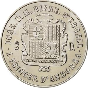 Andorra / Two Diners 1987 Tennis - reverse photo