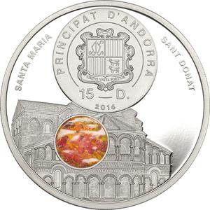 Andorra / Silver Two Ounces 2014 Rialto Bridge - obverse photo