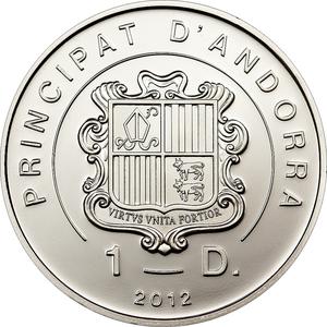 Andorra / One Diner 2012 Robin - obverse photo