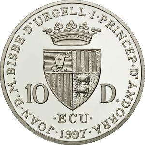 Andorra / Ten Diners 1997 Vivaldi - reverse photo