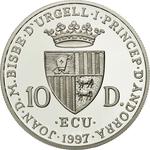 Ten Diners 1997 Vivaldi: Photo Coin, Andorra, Ten Diners 1997 Vivaldi / thumbnail