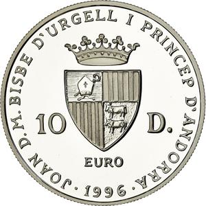 Andorra / Ten Diners 1996 - reverse photo