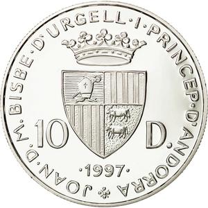 Andorra / Ten Diners 1997 Mondial - reverse photo