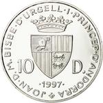 Ten Diners 1997 Mondial: Photo Coin, Andorra, Ten Diners 1997 Mondial / thumbnail