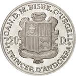 Twenty Diners 1985 Christmas: Photo Coin, Andorra, Twenty Diners 1985 Christmas / thumbnail