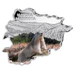 Silver Ounce 2013 Andorra Wildlife - Marmot: Photo Coin, Andorra, Silver Ounce 2013 Andorra Wildlife - Marmot / thumbnail