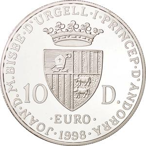 Andorra / Ten Diners 1998 Europa - reverse photo