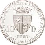 Ten Diners 1998 Europa: Photo Coin, Andorra, Ten Diners 1998 Europa / thumbnail