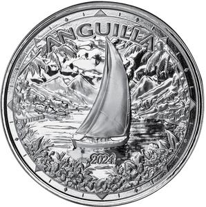Anguilla / Silver Ounce 2024 Regatta - reverse photo