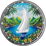 Anguilla / Silver Ounce 2024 Regatta / Coloured Proof - reverse photo