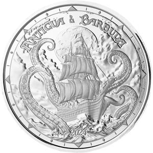 Antigua and Barbuda / Silver Ounce 2024 Rum Runner and Kraken - reverse photo