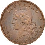 Two Centavos 1893: Photo Coin, Argentina, Two Centavos 1893 / thumbnail