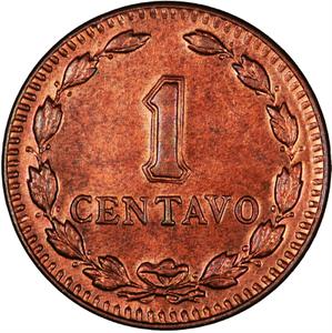 Argentina / One Centavo 1939 - reverse photo