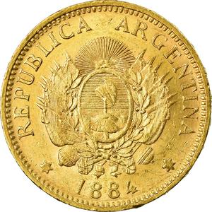 Argentina / Argentino 1884 - obverse photo