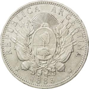 Argentina / One Peso 1883 - reverse photo