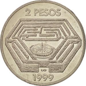 Argentina / Two Pesos 1999 - reverse photo
