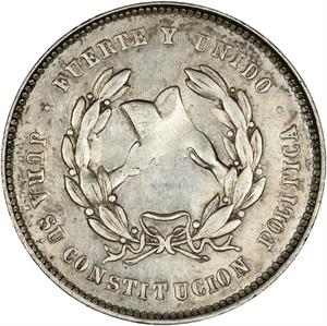 Argentina / Buenos Aires 1854 Constitution Proclamation Medal - reverse photo