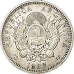 Fifty Centavos 1882: Photo Coin, Argentina, Fifty Centavos 1882 / thumbnail
